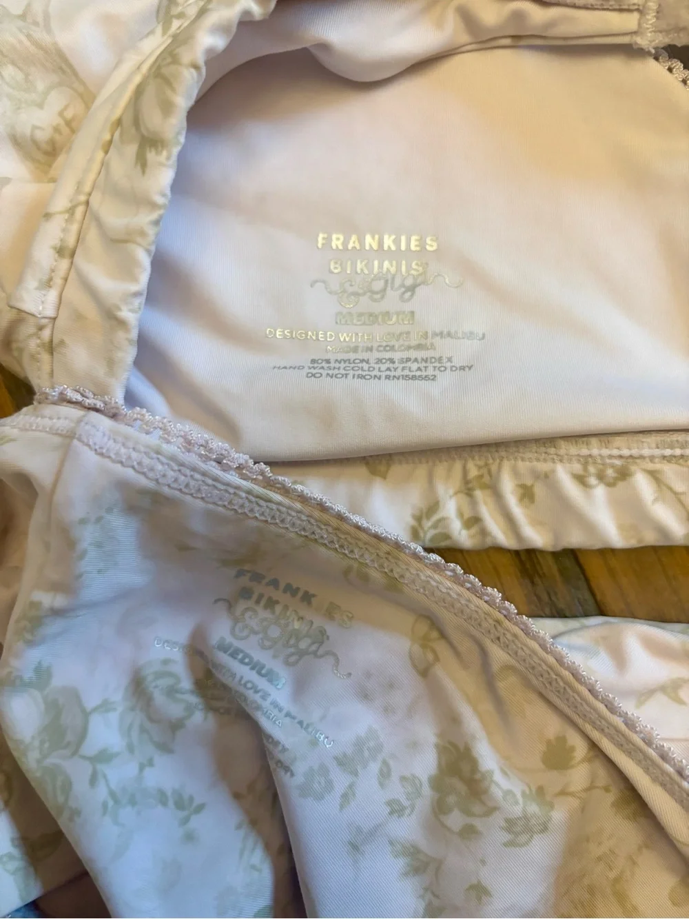Frankie’s bikinis x Gigi HADID Fawn toile bikini set